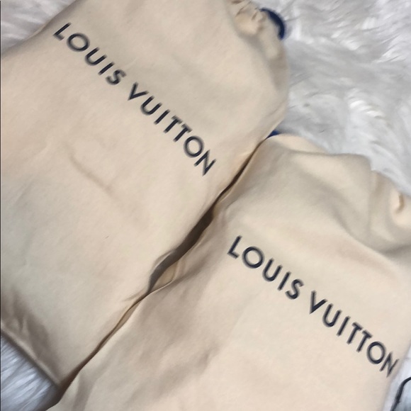 100% AUTHENTIC A Pair of LV DUST BAG (brand NeW) - Picture 7 of 10